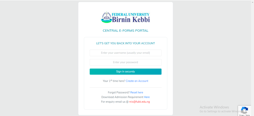 How To Apply for FUBK POST UTME Form