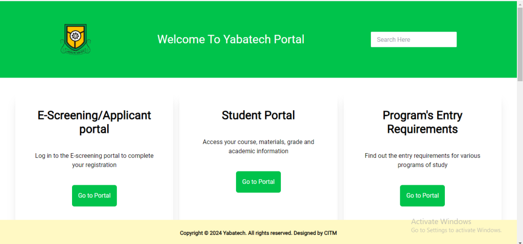 How To Apply for YABATECH POST UTME Form